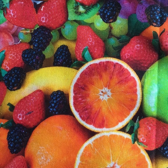 Rainbow fruit pride LBGTQ hair scrunchie parade - Picture 2 of 2